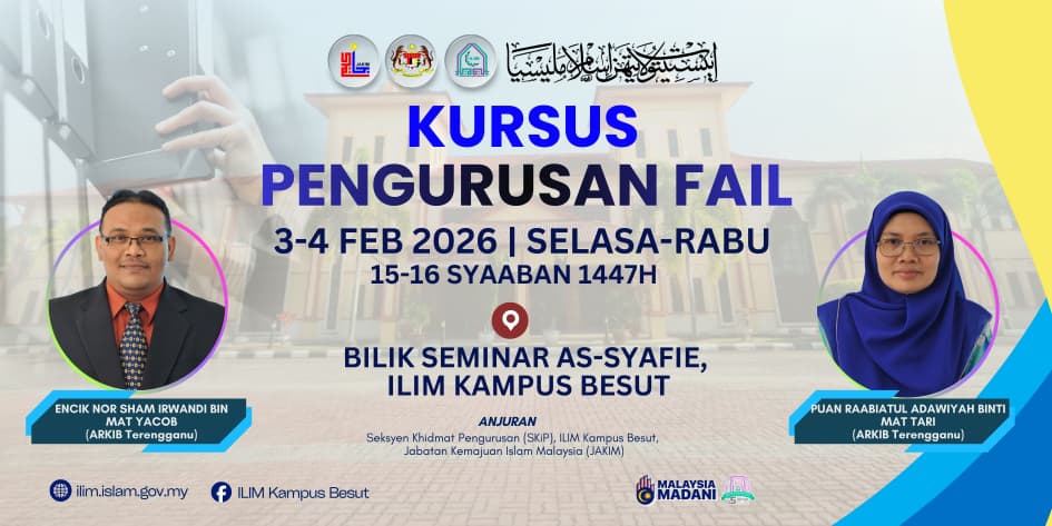 Banner Kursus Kursus Pengurusan Fail